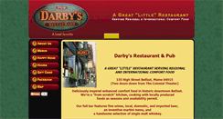 Desktop Screenshot of darbysrestaurant.com