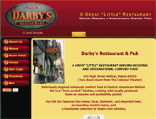 Tablet Screenshot of darbysrestaurant.com
